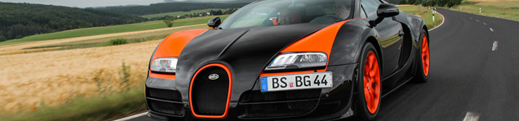 Ấn tượng Bugatti Veyron tại ngoại ô nước Đức